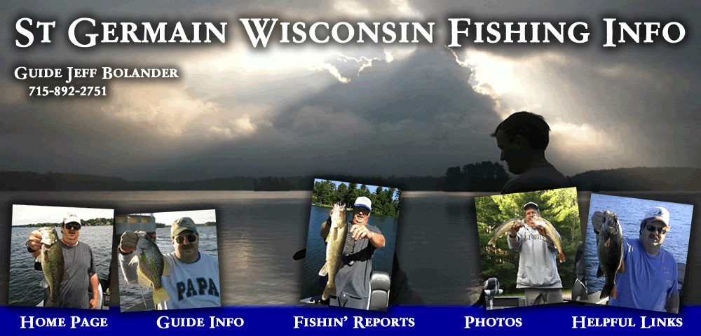 St Germain Wisconsin Fishing Conditions and Report Information by